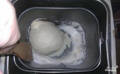 «Сдобное тесто в хлебопечке» - приготовления блюда - шаг 4