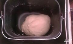 «Сдобное тесто в хлебопечке» - приготовления блюда - шаг 5