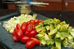 «Мексиканская сальса» - приготовления блюда - шаг 3