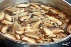 «Суп с грибами шиитаке» - приготовления блюда - шаг 3