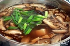 «Суп с грибами шиитаке» - приготовления блюда - шаг 4