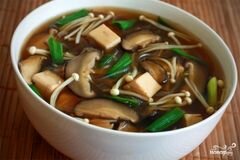 «Суп с грибами шиитаке» - приготовления блюда - шаг 5