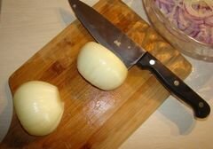 «Маринованный лук» - приготовления блюда - шаг 1