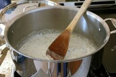 «Паста с эдамаме и ветчиной» - приготовления блюда - шаг 8