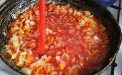 «Суп харчо с томатным соком» - приготовления блюда - шаг 3