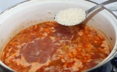«Суп харчо с томатным соком» - приготовления блюда - шаг 5
