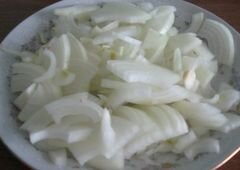 «Картофельный соус с мясом» - приготовления блюда - шаг 2