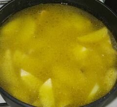 «Картофельный соус с мясом» - приготовления блюда - шаг 7