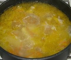 «Картофельный соус с мясом» - приготовления блюда - шаг 9