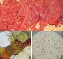 «Мясо по-албански» - приготовления блюда - шаг 1