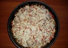 «Пицца " Ранчо "» - приготовления блюда - шаг 13
