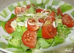 «Салат из спаржи с грибами» - приготовления блюда - шаг 4