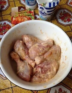 «Курица с картофелем запеченая в силиконовой форме» - приготовления блюда - шаг 2