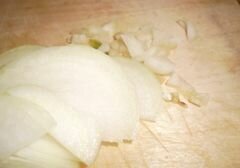 «Овощная подлива с сыром и сливками» - приготовления блюда - шаг 3