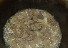 «Картофельное пюре с подливкой на травах и бараниной (по кавказскому рецепту)» - приготовления блюда - шаг 4