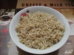 «Чесночный рис» - приготовления блюда - шаг 1