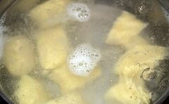 «Картофельные кнели с соусом Бешамель» - приготовления блюда - шаг 5