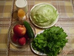«Овощной салат с яблоком и майонезом» - приготовления блюда - шаг 1
