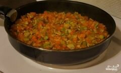 «Тяхан с овощами» - приготовления блюда - шаг 8