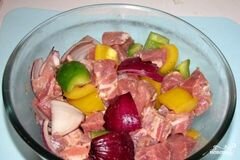 «Сувлаки из свинины» - приготовления блюда - шаг 4
