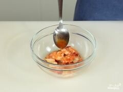 «Жареные креветки с авокадо» - приготовления блюда - шаг 6