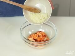 «Жареные креветки с авокадо» - приготовления блюда - шаг 7