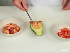 «Жареные креветки с авокадо» - приготовления блюда - шаг 8