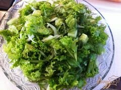 «Салат с овощами, семгой и водорослями чука» - приготовления блюда - шаг 11