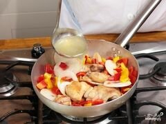 «Куырдак из курицы» - приготовления блюда - шаг 5