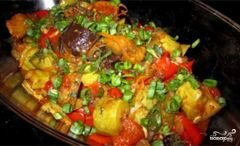 «Тушеные овощи в утятнице» - приготовления блюда - шаг 9
