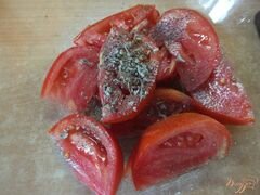 «Салат из помидора с фенхелем и шалфеем» - приготовления блюда - шаг 4