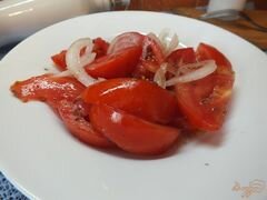 «Салат из помидора с фенхелем и шалфеем» - приготовления блюда - шаг 7