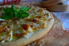 «Пицца с грушей и сыром Камамбер» - приготовления блюда - шаг 5