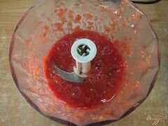 «Холодный томатный суп с печеной тыквой» - приготовления блюда - шаг 7