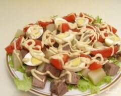 «Салат "Ханский"» - приготовления блюда - шаг 9
