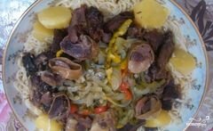 «Еврейский бешбармак» - приготовления блюда - шаг 4
