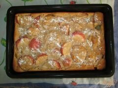 «Яблочный пирог на детском творожке» - приготовления блюда - шаг 10
