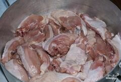 «Соус с курицей и картошкой» - приготовления блюда - шаг 1