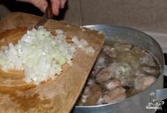 «Соус с курицей и картошкой» - приготовления блюда - шаг 5