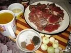 «Мясо дикой козы в пряном маринаде» - приготовления блюда - шаг 1
