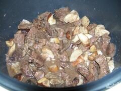 «Бефстроганов из оленины» - приготовления блюда - шаг 5