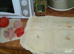 «Горячие бутерброды из лаваша» - приготовления блюда - шаг 1
