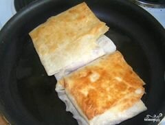 «Горячие бутерброды из лаваша» - приготовления блюда - шаг 6