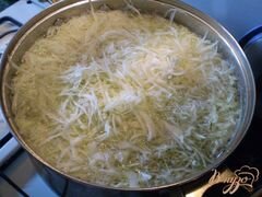 «Постный борщ со спаржевой фасолью» - приготовления блюда - шаг 8