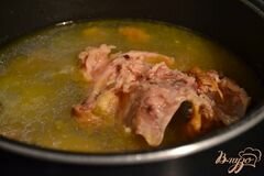 «Густой овощной суп на курином бульоне» - приготовления блюда - шаг 1