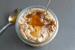 «Миндальное масло с медом и морской солью» - приготовления блюда - шаг 4