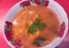 «Картофельно-мясной суп с кетчупом» - приготовления блюда - шаг 12