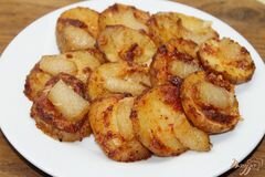 «Картофель запеченный с аджикой и салом» - приготовления блюда - шаг 6