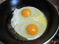 «Бутерброд с котлетой и яйцом» - приготовления блюда - шаг 3