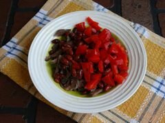 «Салат из говяжьего легкого с фасолью» - приготовления блюда - шаг 6